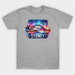 SYDNEY HARBOR NEW SOUTH WALES AUSTRALIA BRIDGE T-Shirt